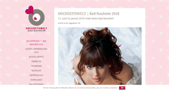 Desktop Screenshot of hochzeitswelt-bad-nauheim.de